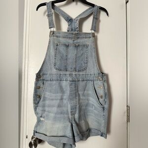 No Boundaries Blue Denim Overalls